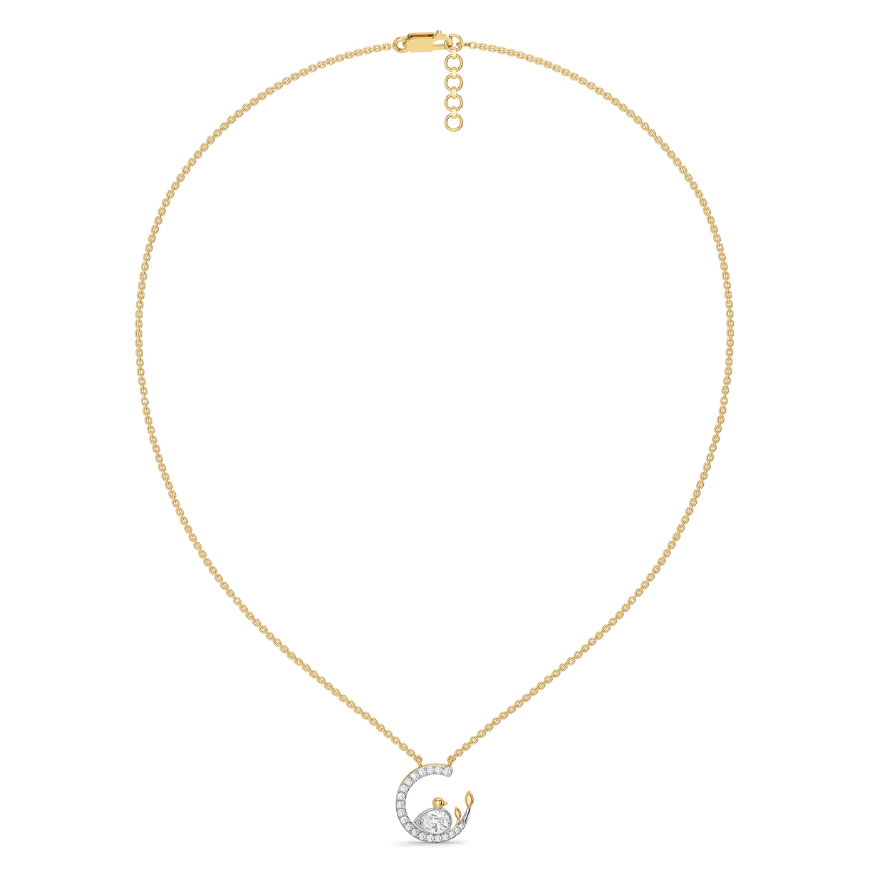 Nestled Bonds - Lab Diamond Necklace