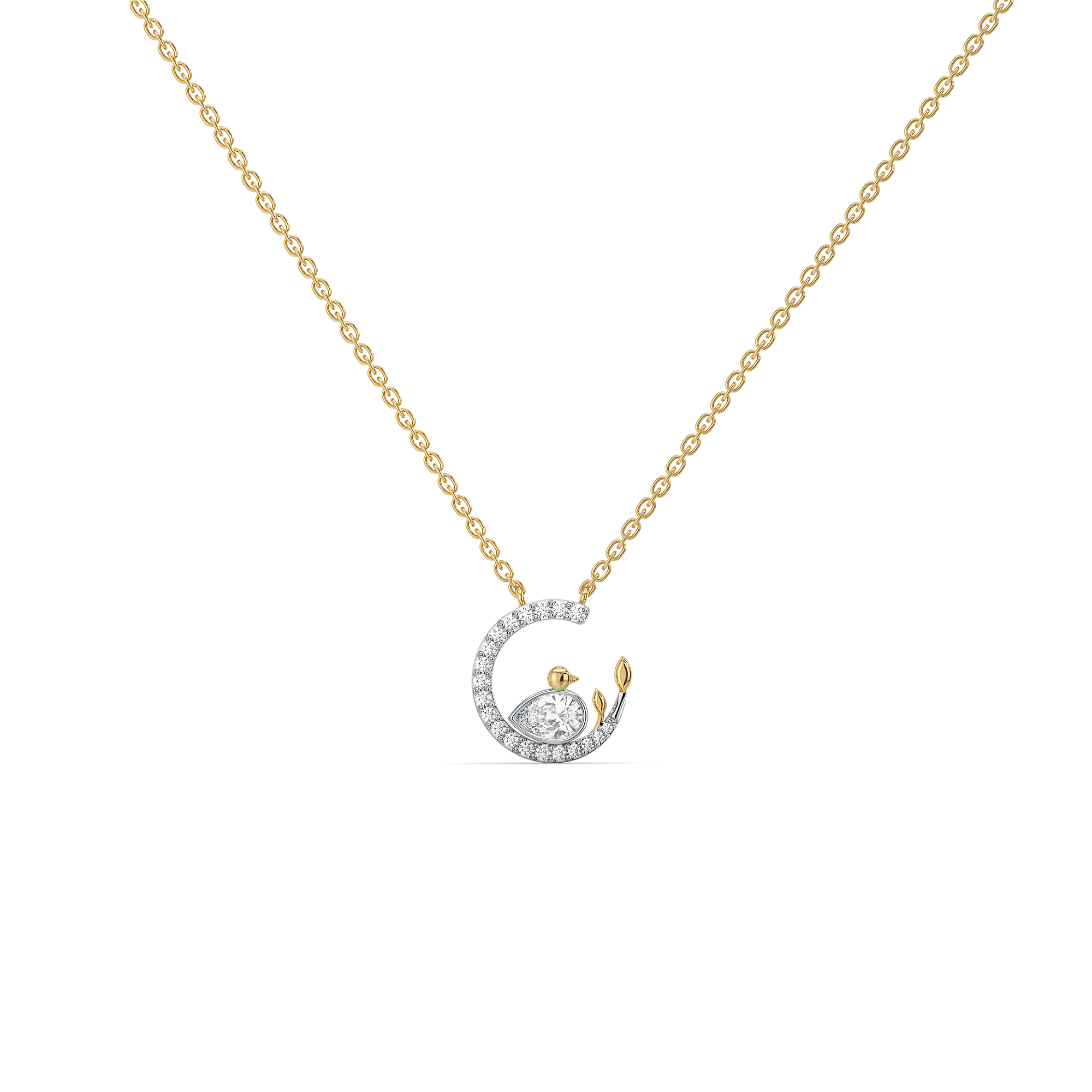 Nestled Bonds - Lab Diamond Necklace