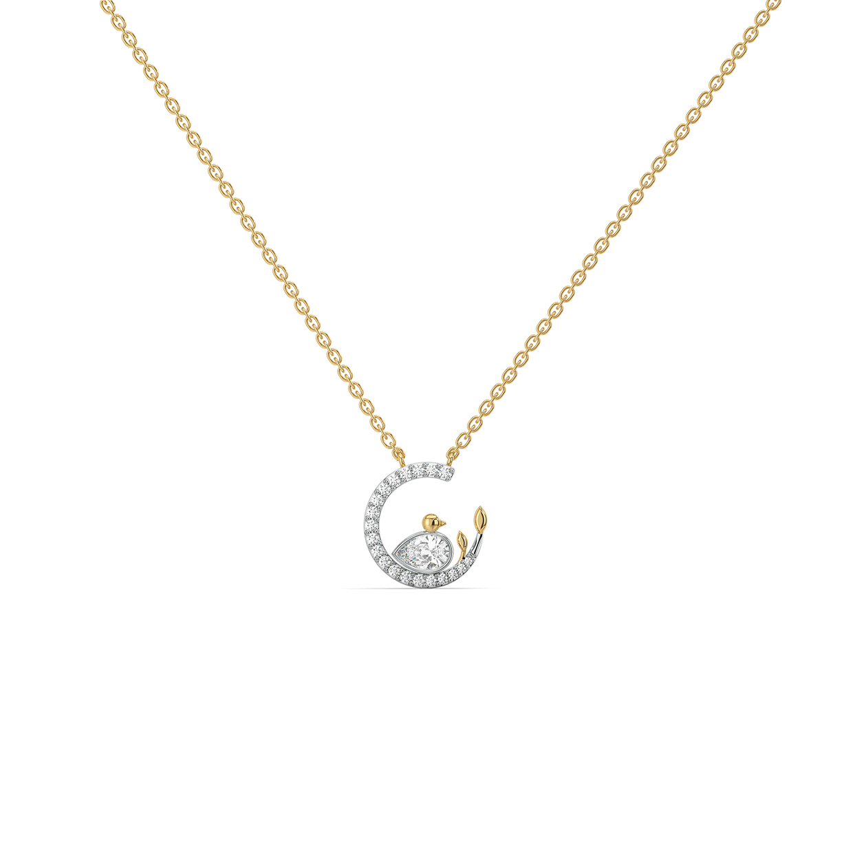 Nestled Bonds - Lab Diamond Necklace