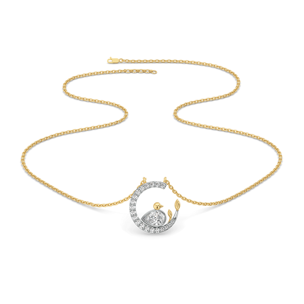 Nestled Bonds - Lab Grown Diamond Necklace - Lukson 