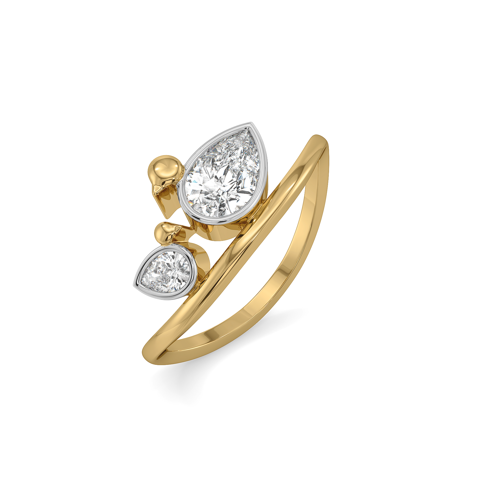 Nestled Bonds - Lab Diamond Ring