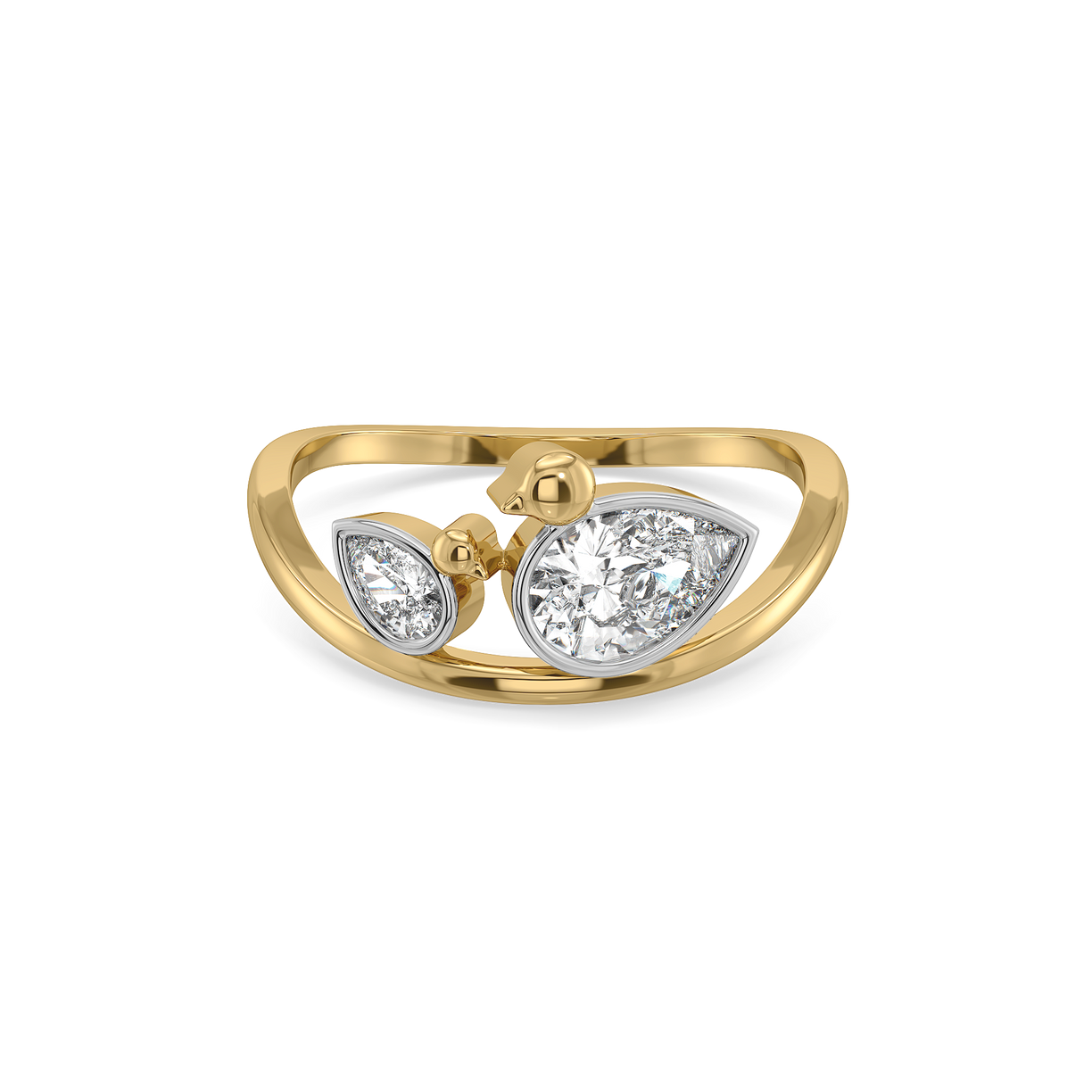 Nestled Bonds - Lab Diamond Ring