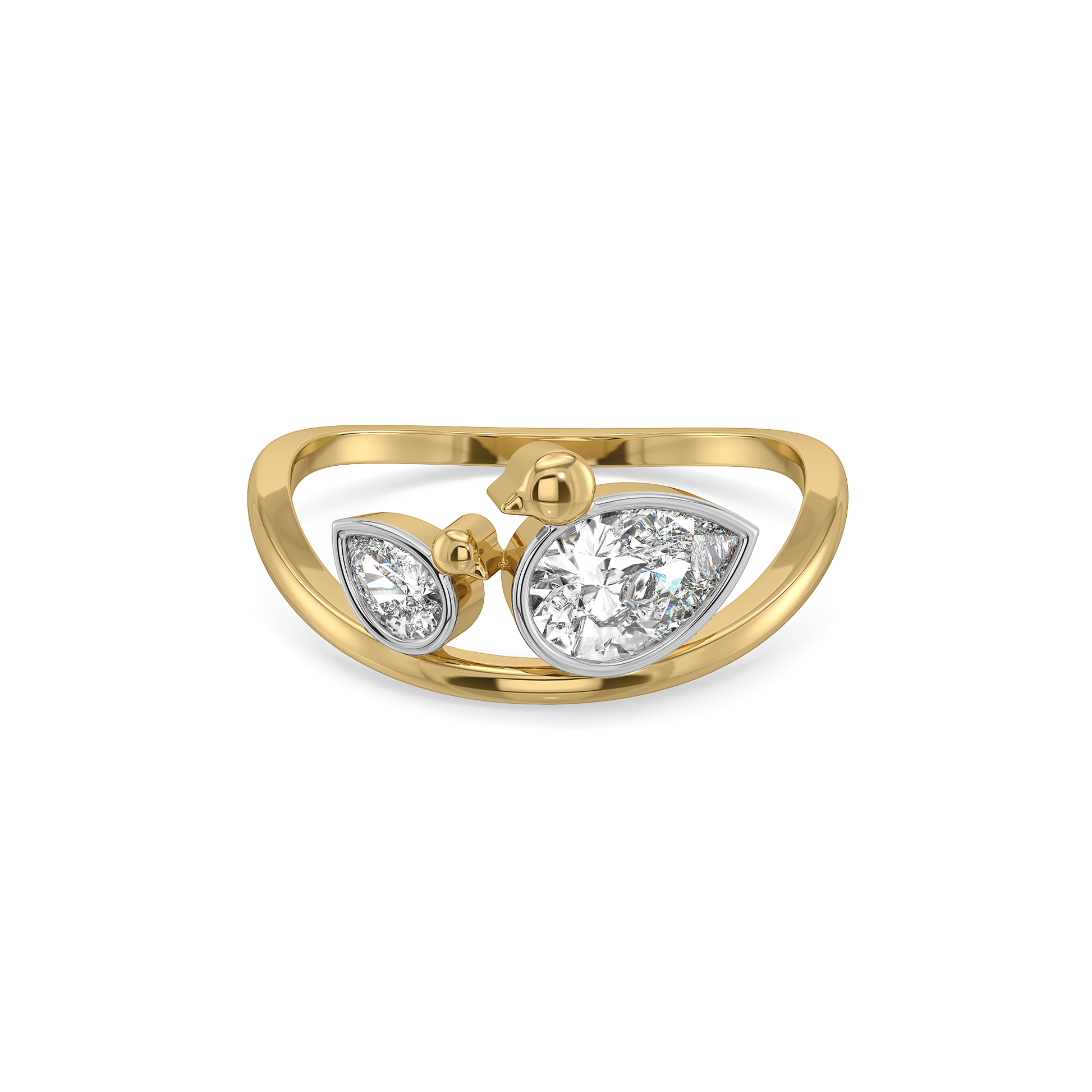 Nestled Bonds - Lab Diamond Ring