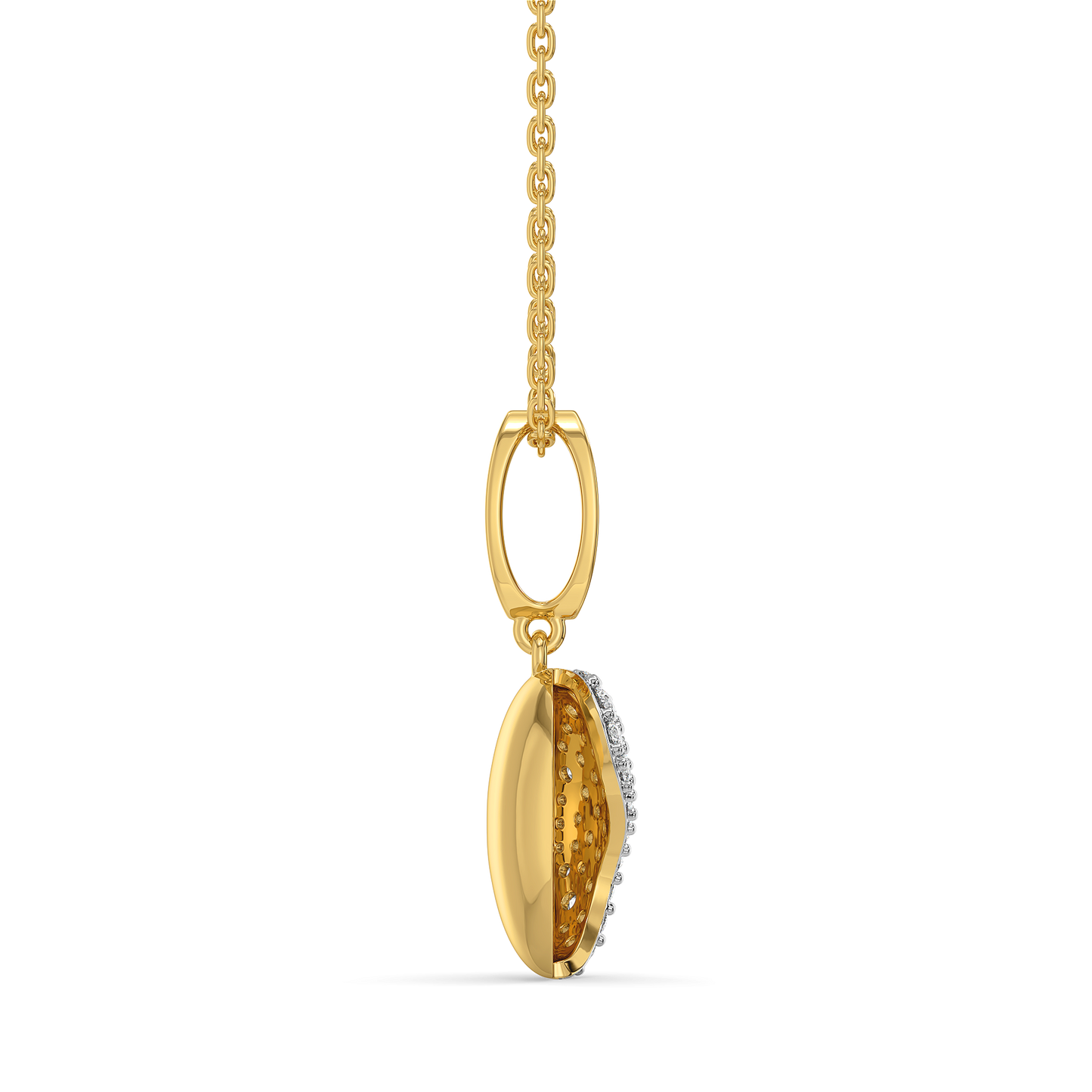 Yin Yang - Lab Diamond Pendant