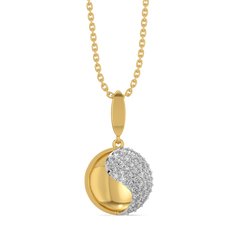 Yin Yang - Lab Diamond Pendant