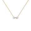 Infinity Pears - Lab Grown Diamond Necklace