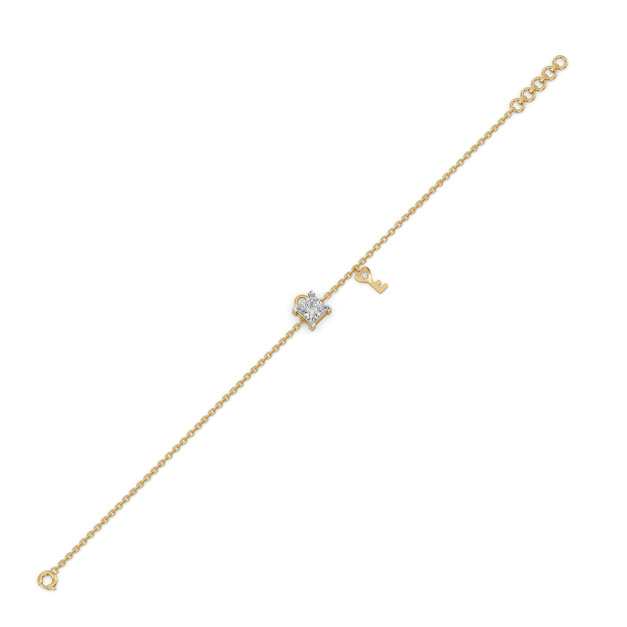 Unlock Me - Lab Diamond Bracelet