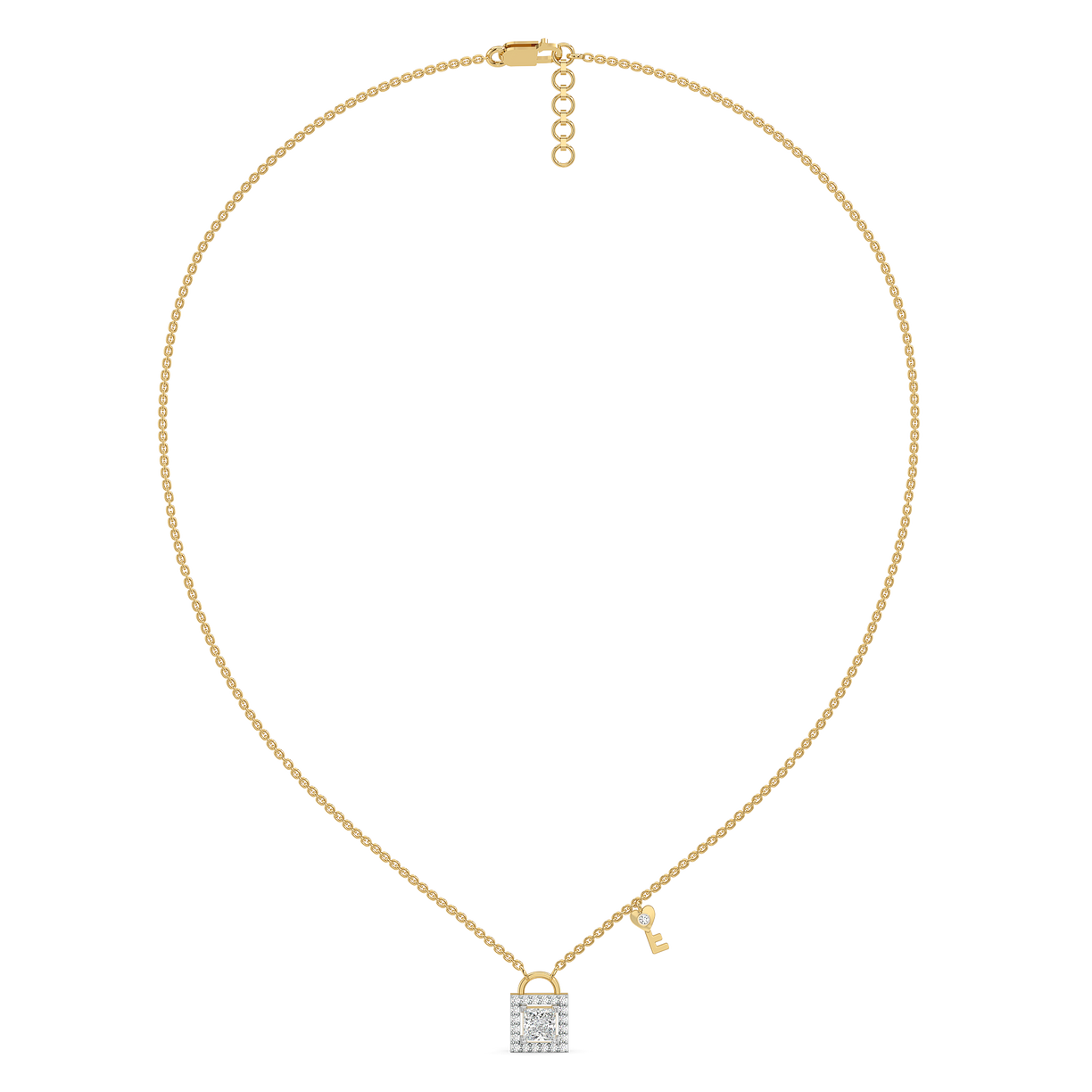 Unlock Me - Lab Diamond Necklace