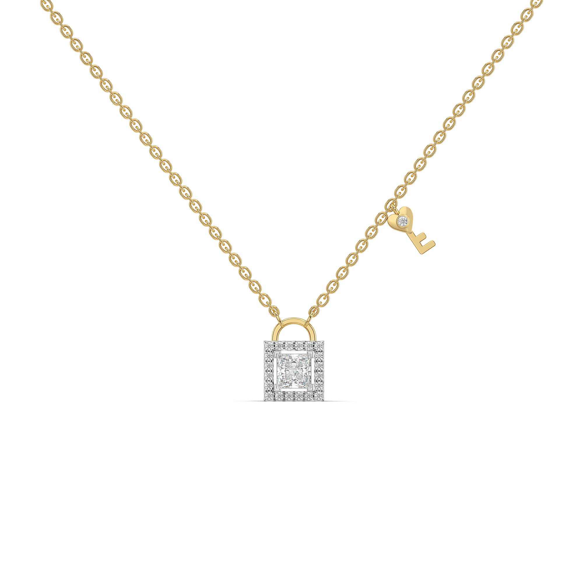Unlock Me - Lab Diamond Necklace