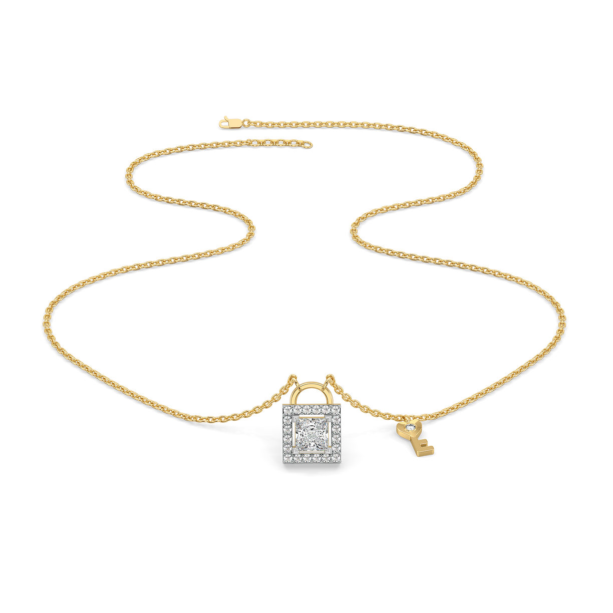 Unlock Me - Lab Diamond Necklace