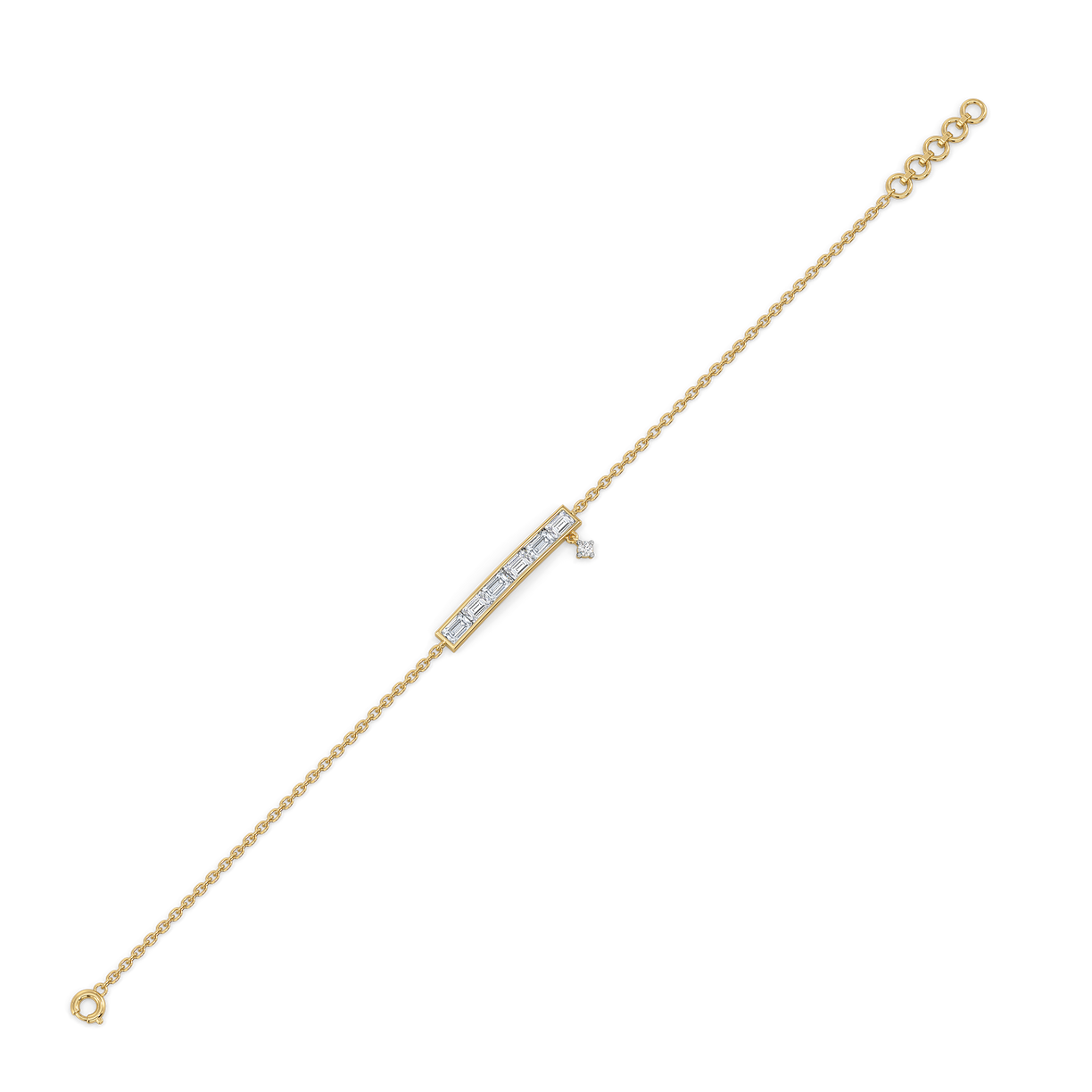 Baguette Brilliance - Lab Diamond Bracelet