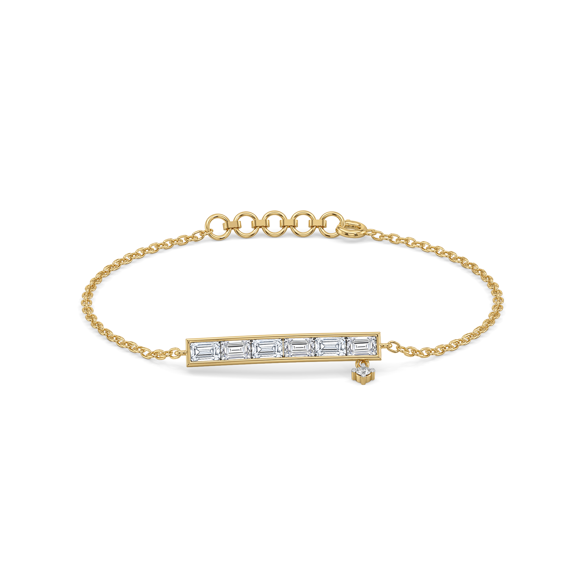 Baguette Brilliance - Lab Diamond Bracelet