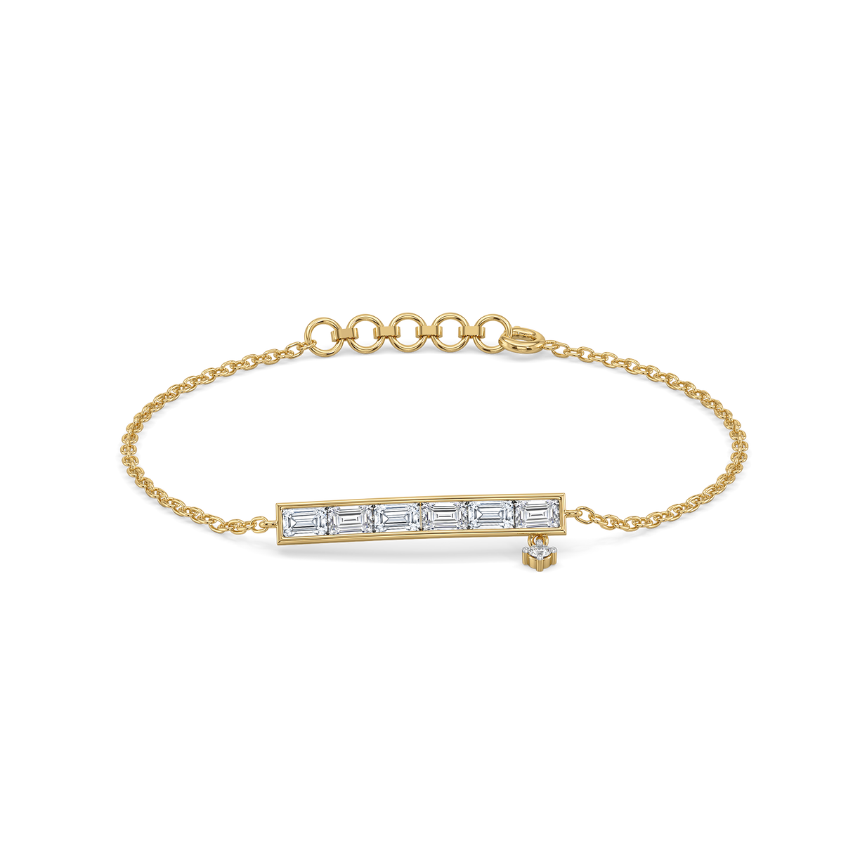 Baguette Brilliance - Lab Diamond Bracelet