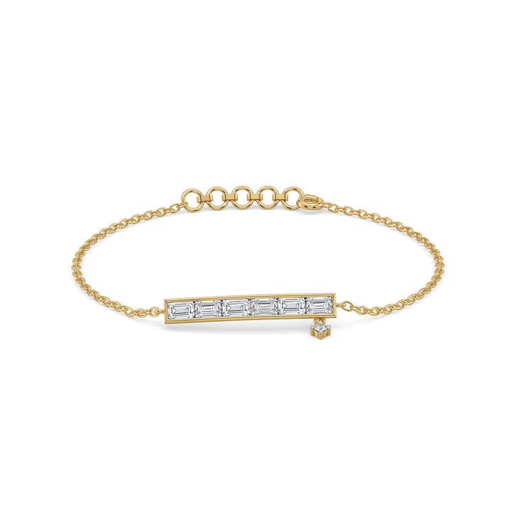 Baguette Brilliance - Lab Diamond Bracelet