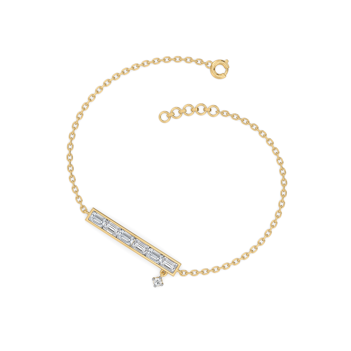 Baguette Brilliance - Lab Diamond Bracelet