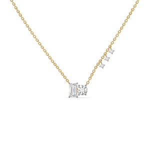 Baguette Brilliance - Lab Diamond Necklace