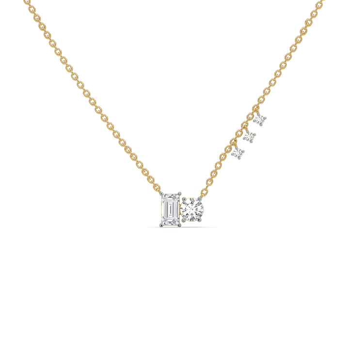 Baguette Brilliance - Lab Diamond Necklace