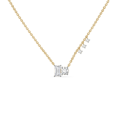 Baguette Brilliance - Lab Diamond Necklace