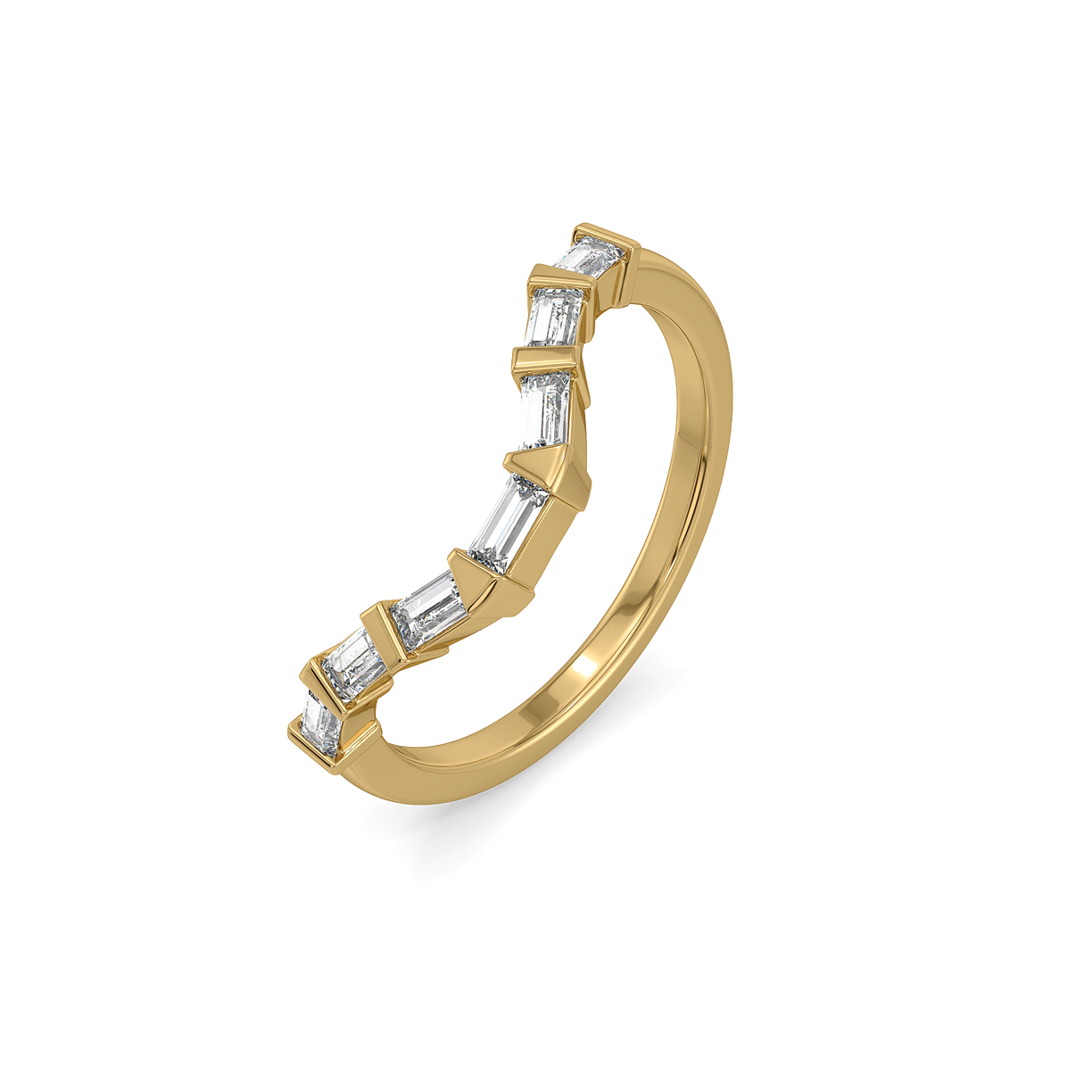 Baguette Brilliance - Lab Diamond Ring