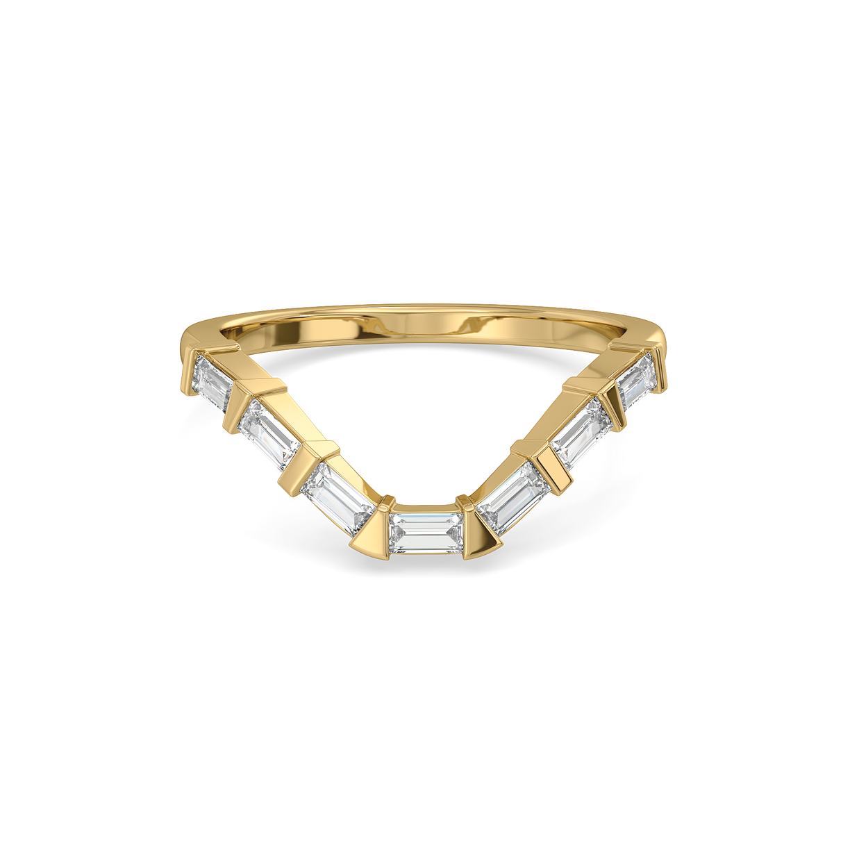 Baguette Brilliance - Lab Diamond Ring