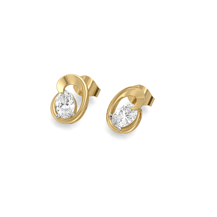 Lume Arc - Lab Diamond Solitaire Earring
