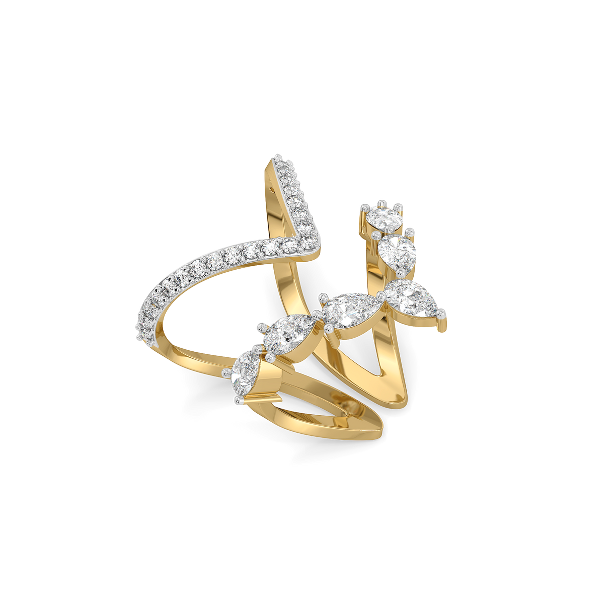 Arcline - Lab Diamond Cocktail Ring