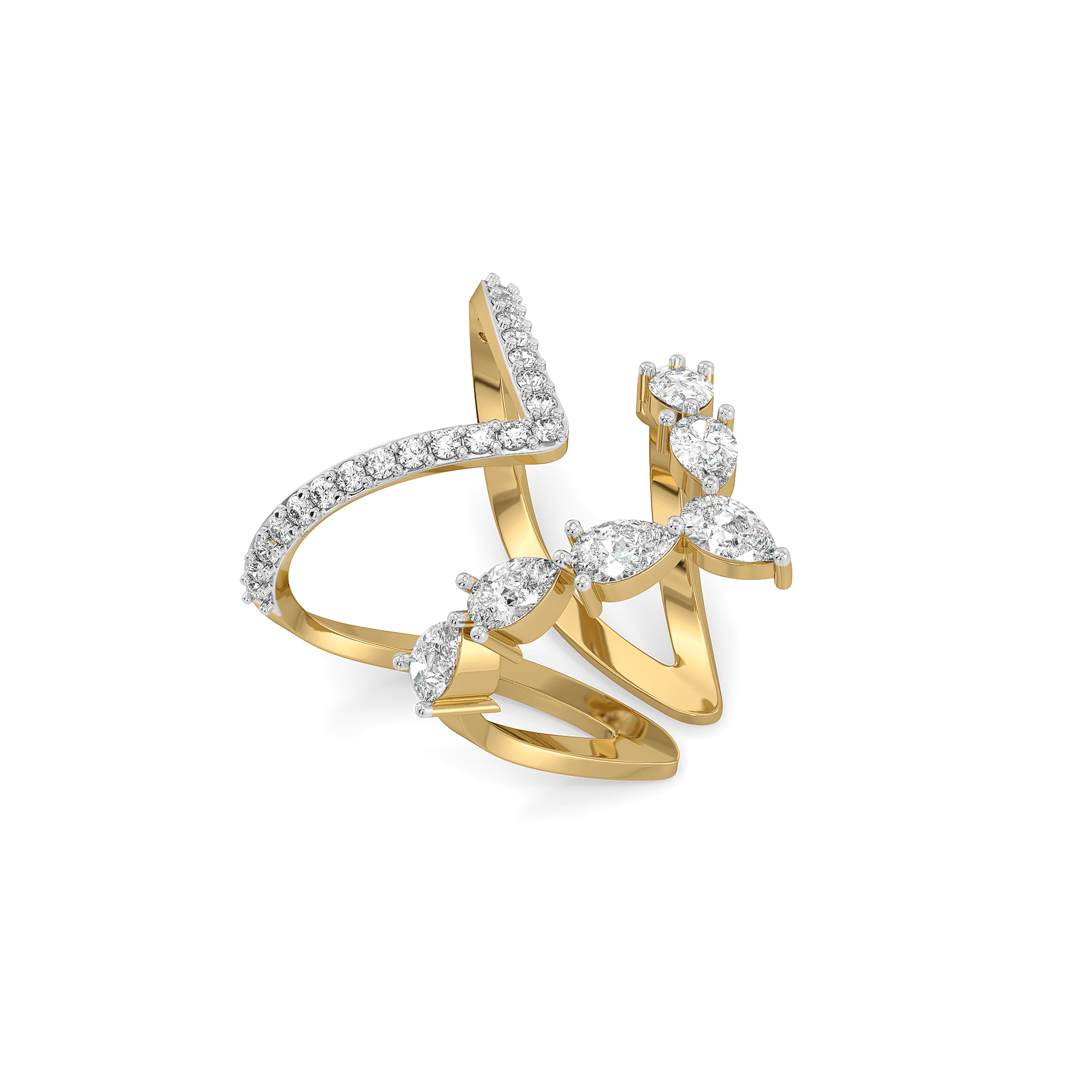 Arcline - Lab Diamond Cocktail Ring