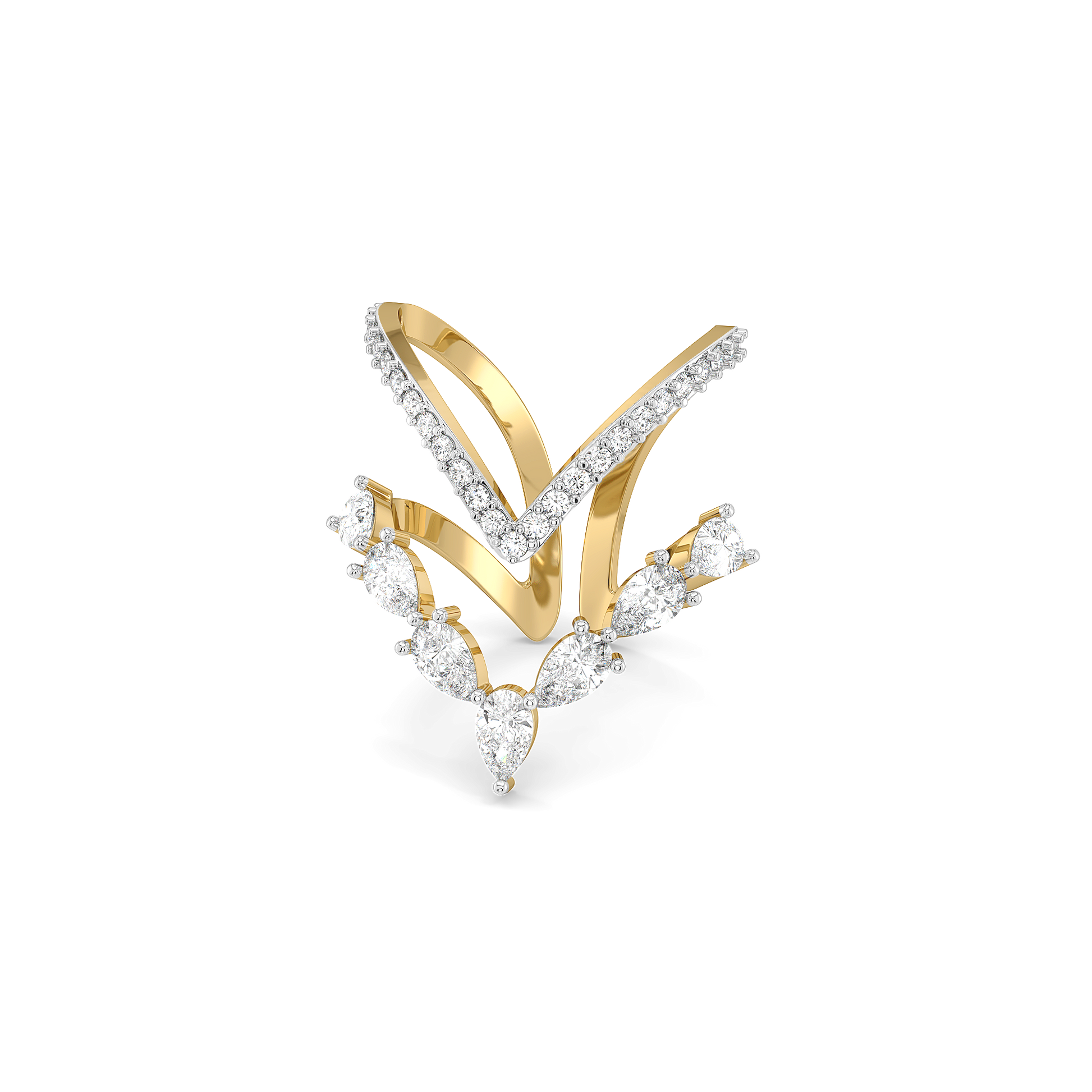 Arcline - Lab Diamond Cocktail Ring