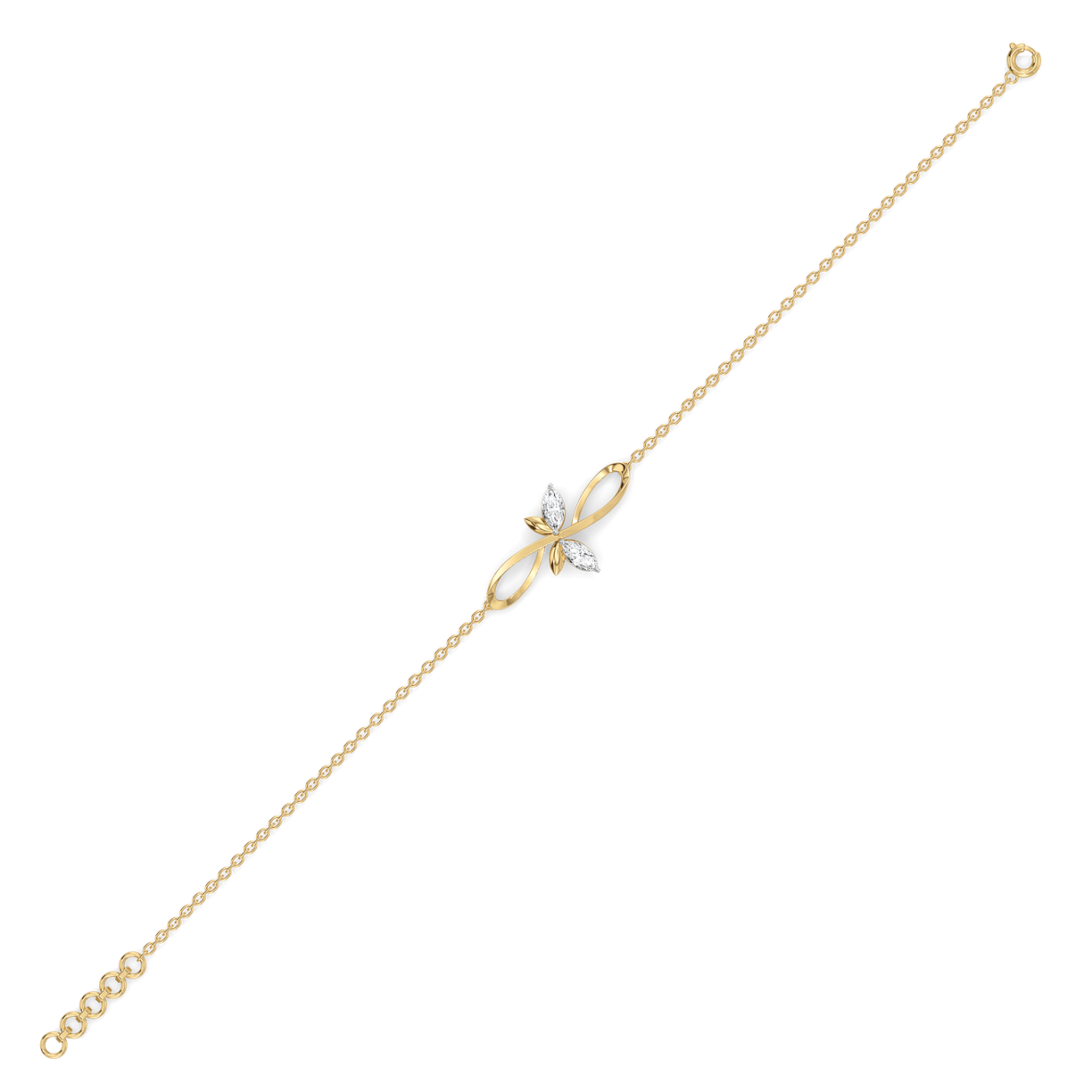 Dragonfly Dance - Lab Diamond Bracelet