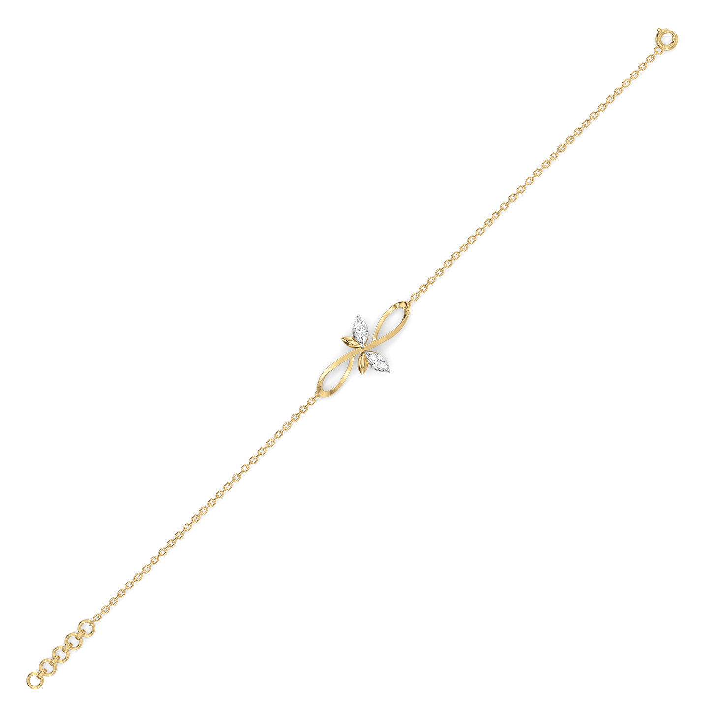Dragonfly Dance - Lab Diamond Bracelet