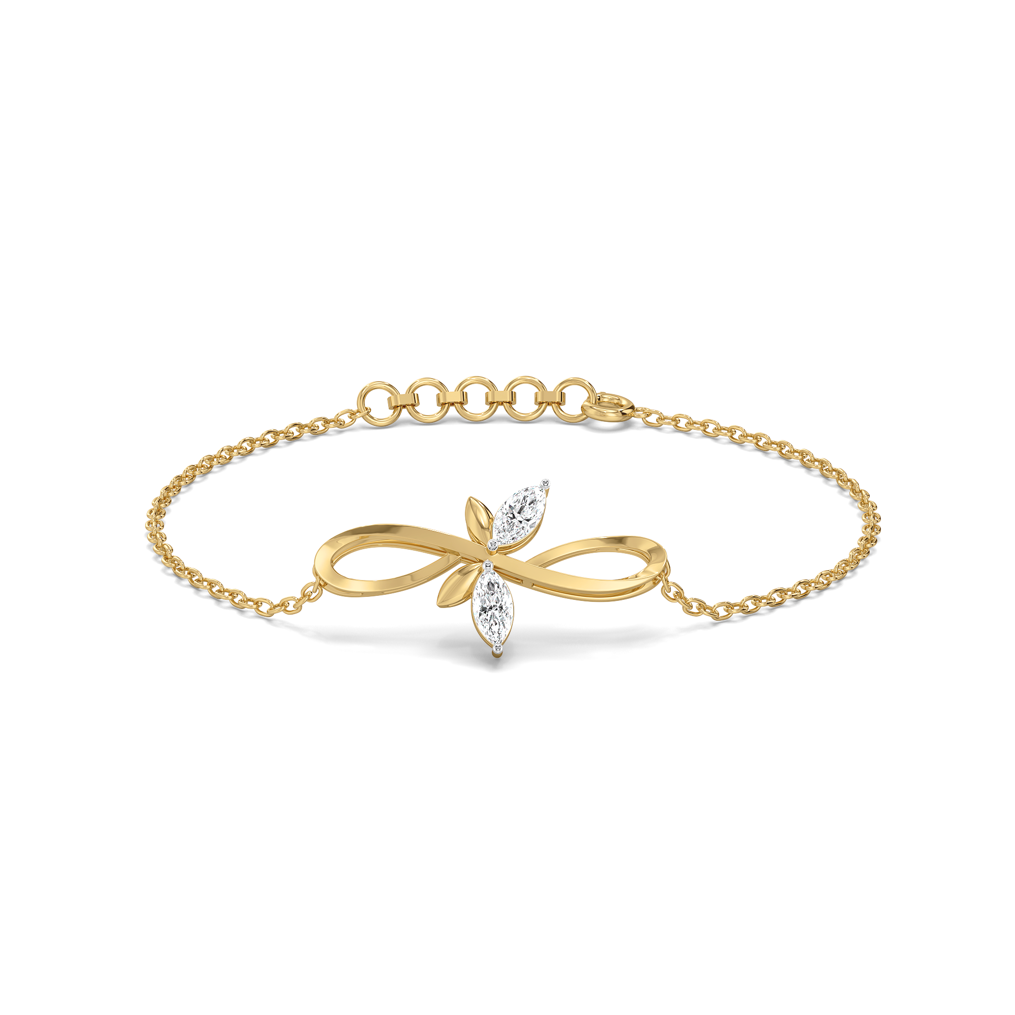 Dragonfly Dance - Lab Diamond Bracelet