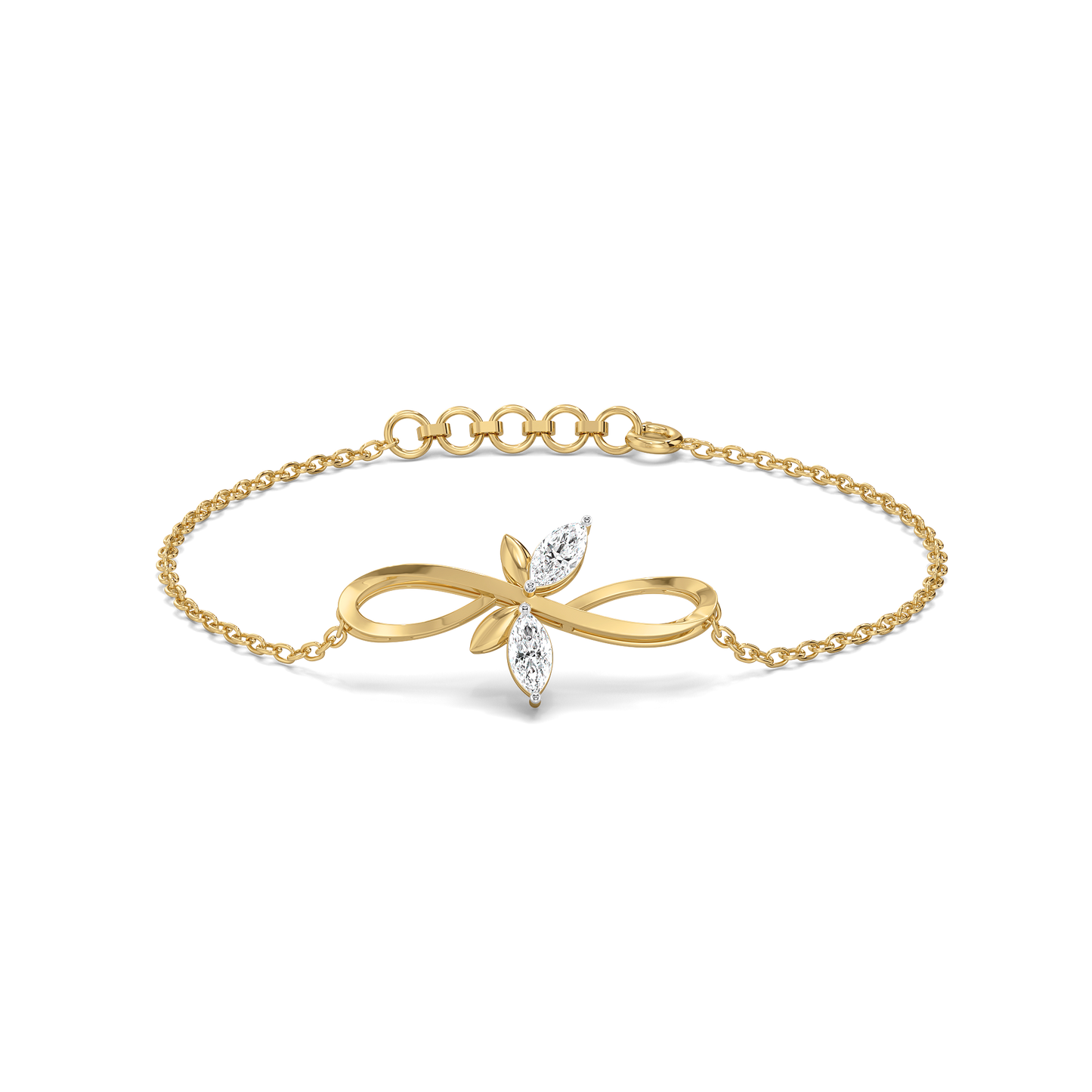 Dragonfly Dance - Lab Diamond Bracelet