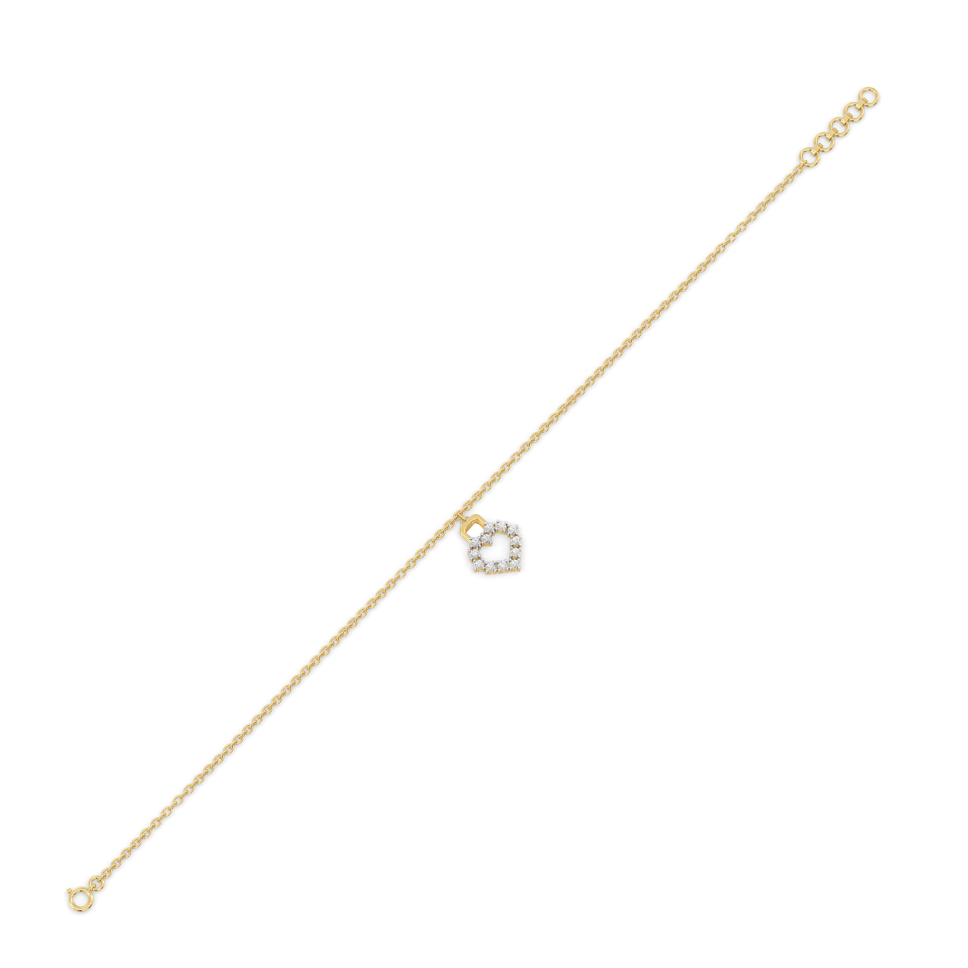 Locked in Love - Lab Diamond Bracelet