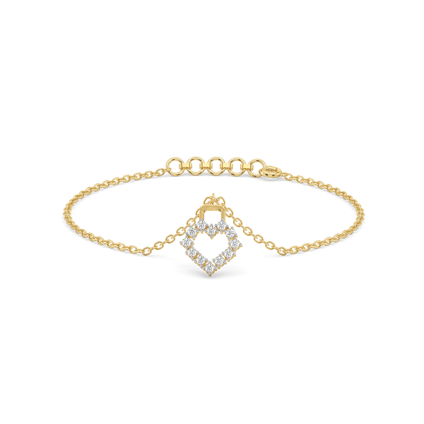 Lukson Locked in Love - Lab Grown Diamond Bracelet