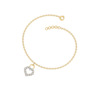 Locked in Love - Lab Diamond Bracelet