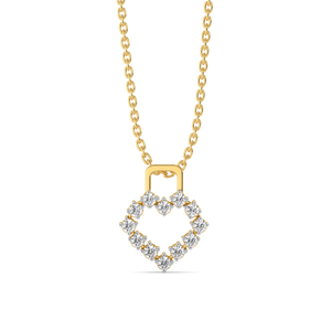 Locked in Love - Lab Diamond Pendant