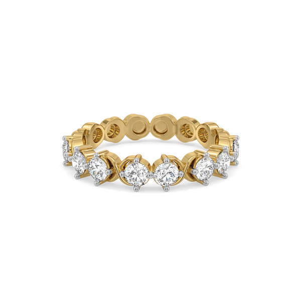 Lukson Everbright Lab Grown Diamond Band Ring in India