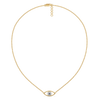 Evil Eye Lab Grown Diamond Necklace Online - Lukson
