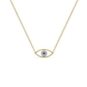 Evil Eye - Lab Diamond Necklace