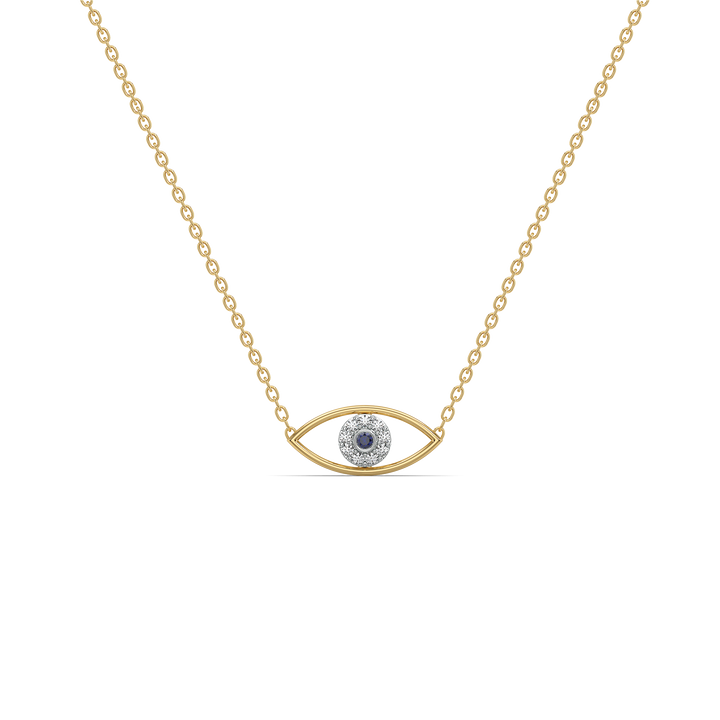 Evil Eye - Lab Diamond Necklace