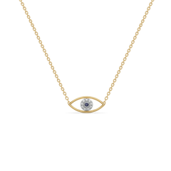 Evil Eye - Lab Diamond Necklace