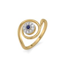 Evil Eye Elixir - Lab Diamond Ring