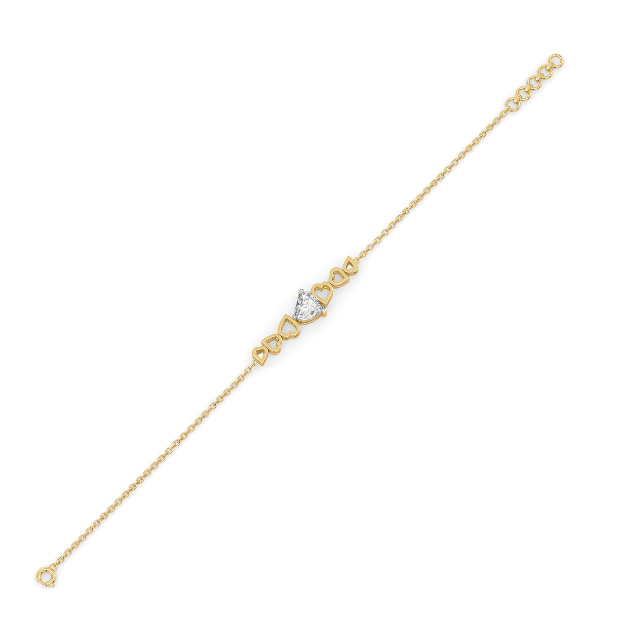 All My Hearts - Lab Diamond Bracelet