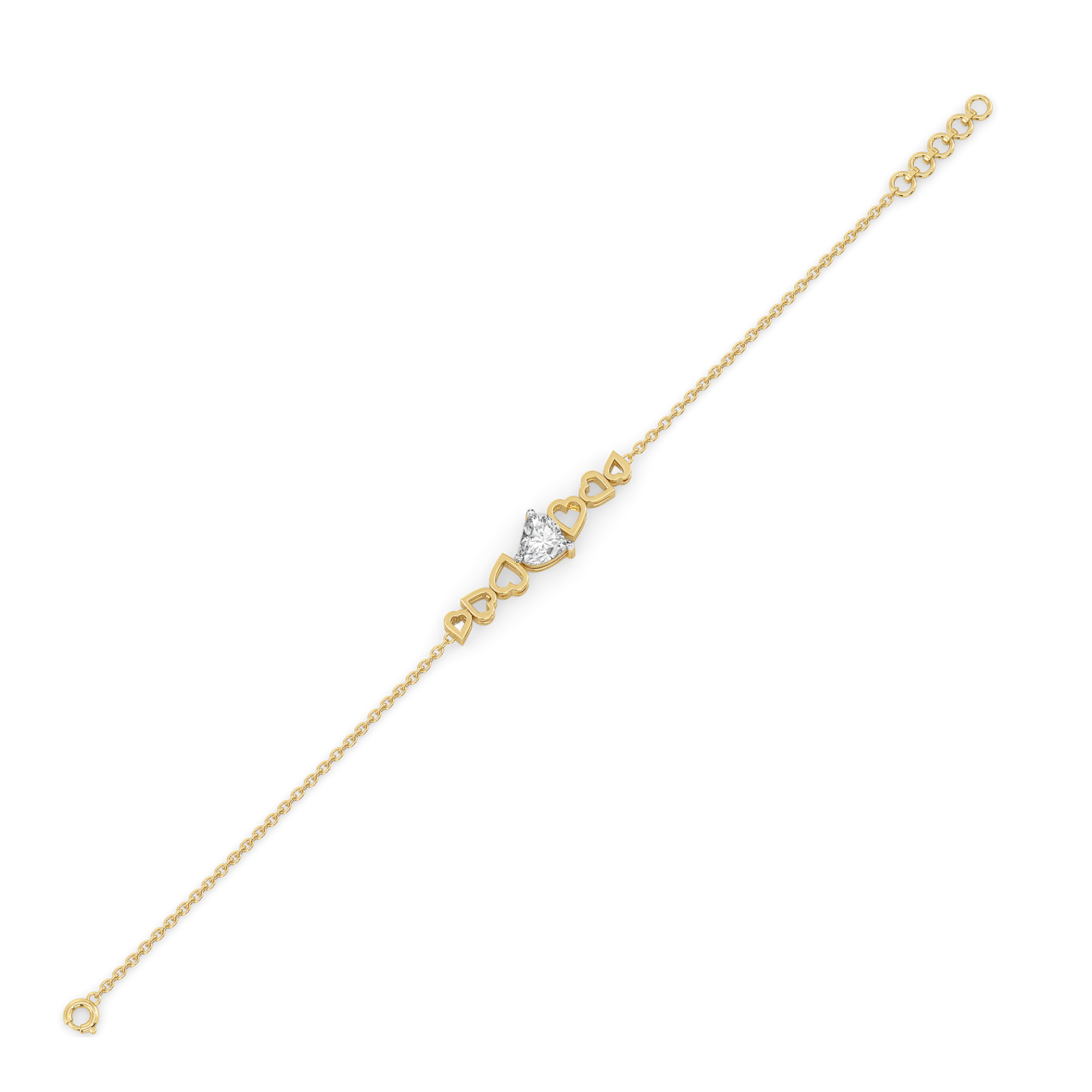 All My Hearts - Lab Diamond Bracelet