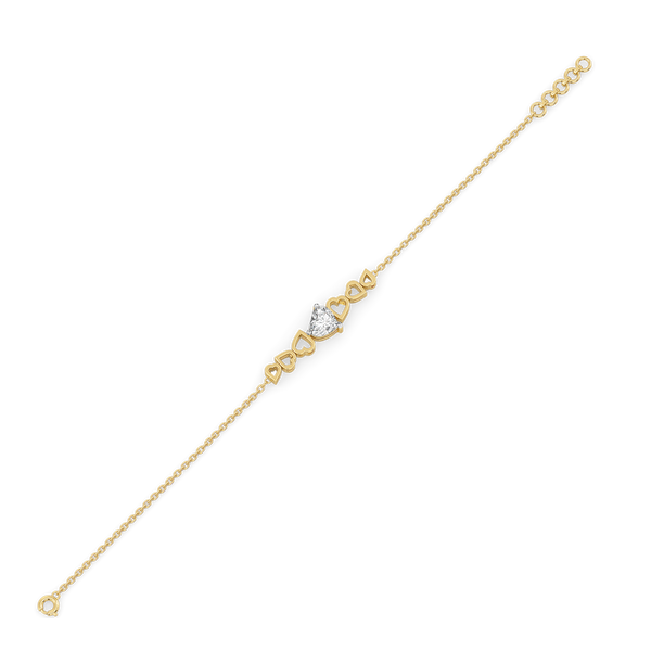 All My Hearts - Lab Grown Diamond Bracelet for Women - Lukson 