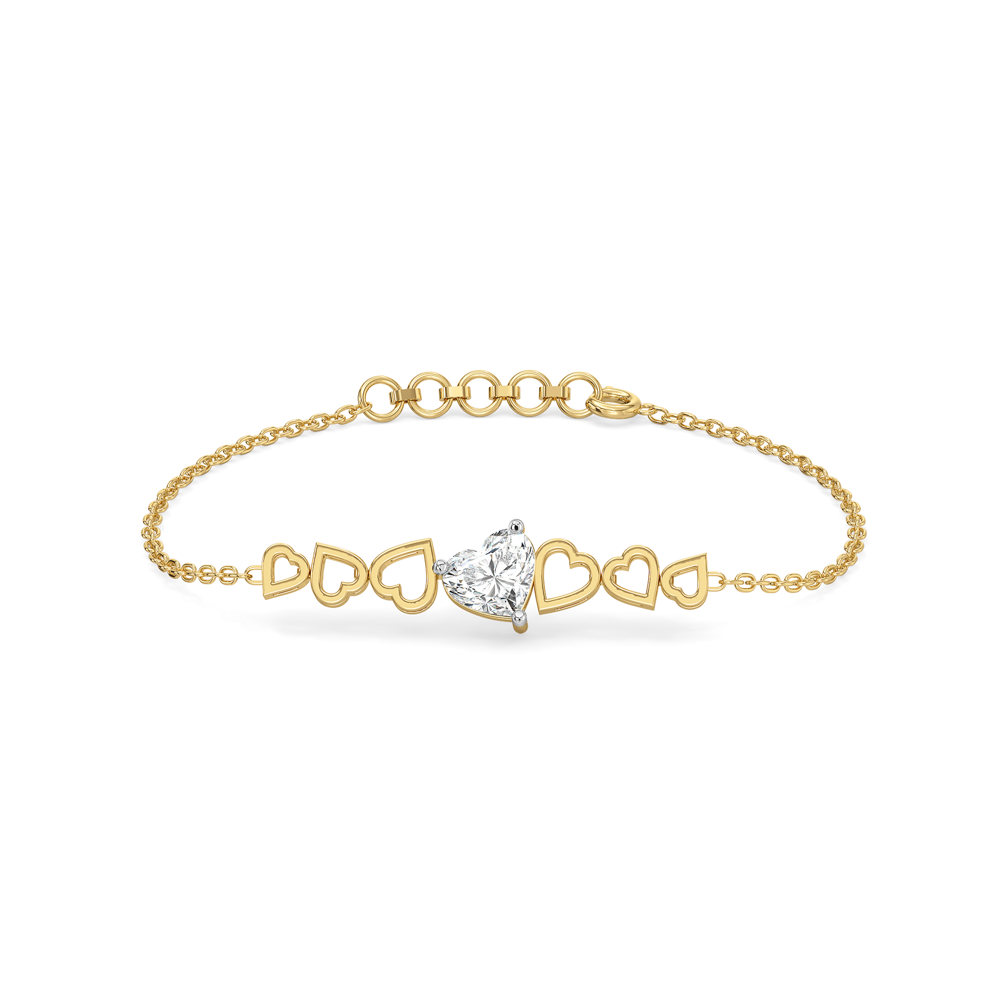 All My Hearts - Lab Diamond Bracelet