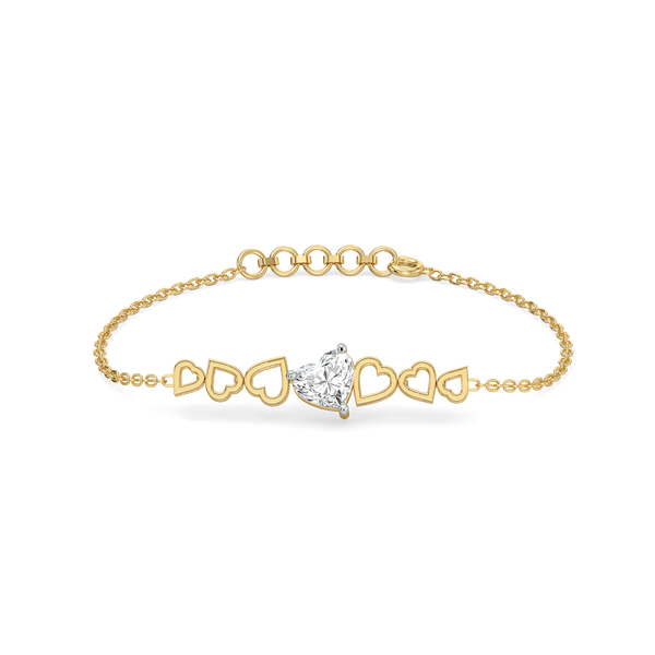 Lukson All My Hearts - Lab Grown Diamond Bracelet
