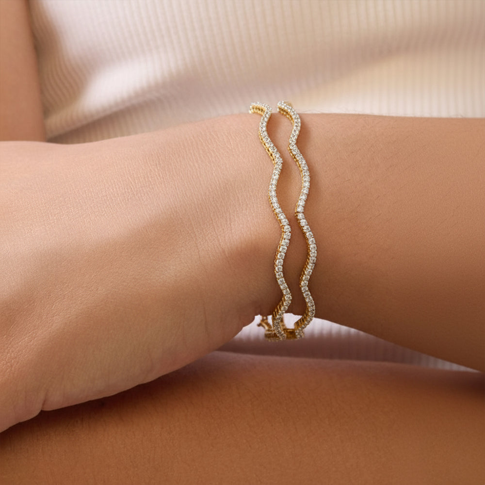 Wavelet - Lab Diamond Tennis Bracelet