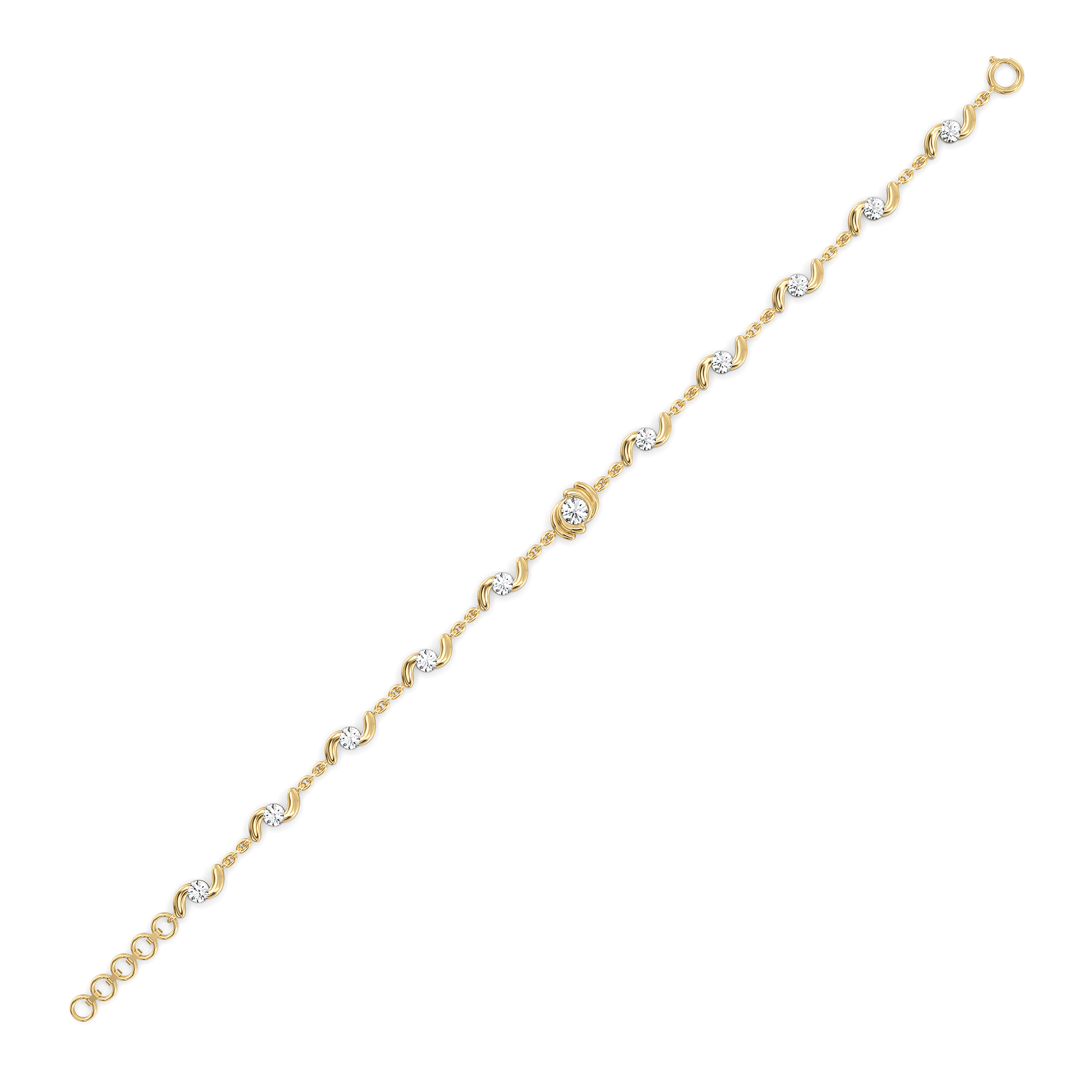 Cocoon Charm - Lab Diamond Tennis Bracelet