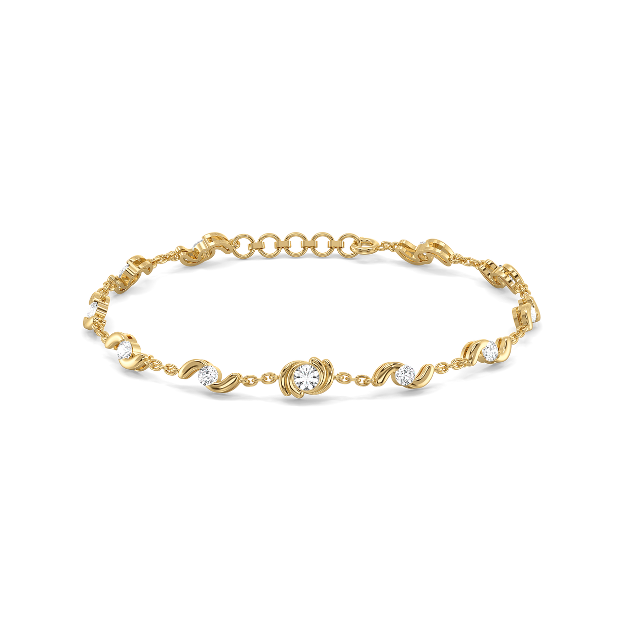 Cocoon Charm - Lab Diamond Tennis Bracelet